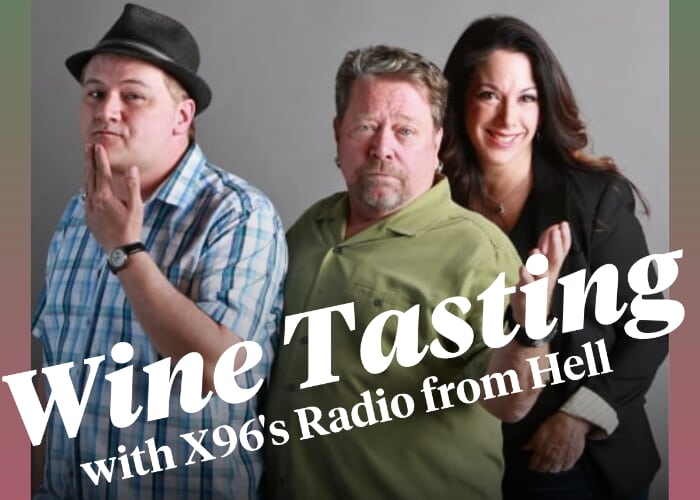 Wine Tasting with X96's Radio from Hell