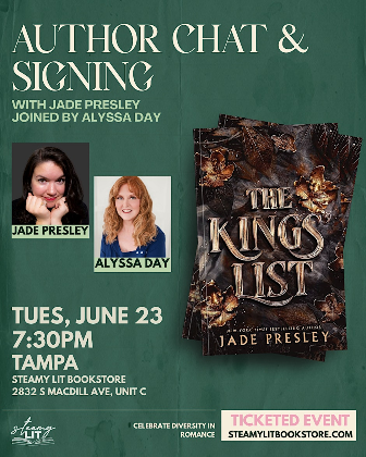 Celebrate The King's List with Jade Presley in Tampa!