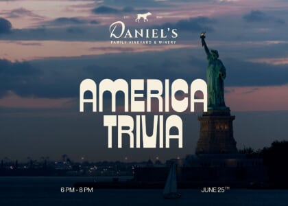America Trivia Night at Daniel's Vineyard