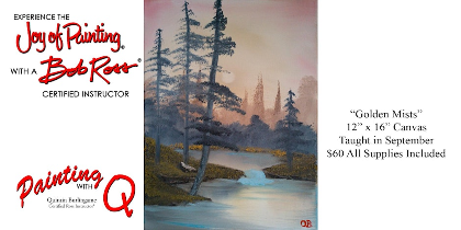 Golden Mists" Bob Ross Workshop
