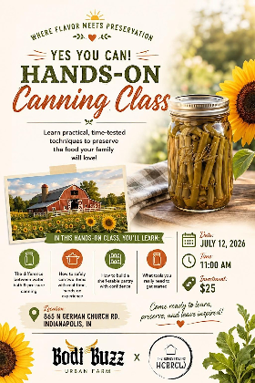 Urban Farm Canning Class
