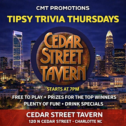 Tipsy Trivia Thursdays @ Cedar Street Tavern