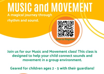 Preschool Music and Movement Class!