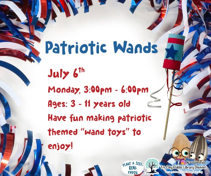 Patriotic Wands