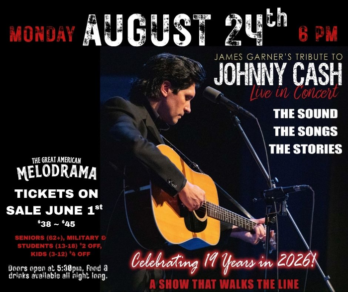 James Garner's Tribute to Johnny Cash LIVE!