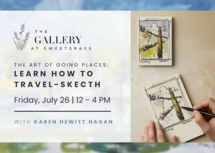 Travel Sketch & Watercolor Workshop with Karen Hewitt Hagan