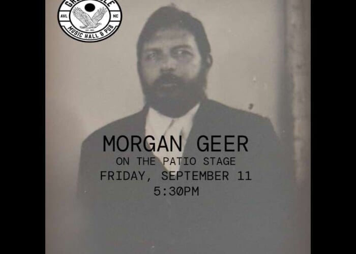 Poster for PATIO SHOW: Morgan Geer