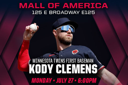 Kody Clemens at CardVault by Tom Brady ( MALL OF AMERICA )