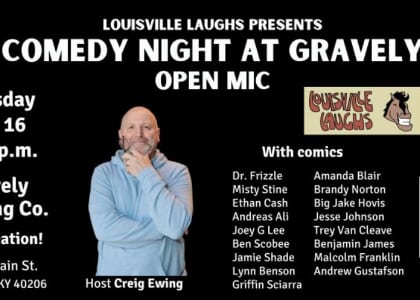 July 16 Comedy Night at Gravely Open Mic