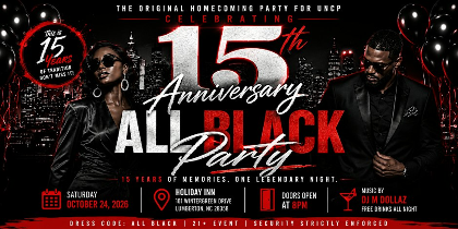 ALL BLACK PARTY 15th ANNIVERSARY