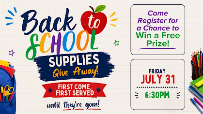 Free Back To School Giveaway