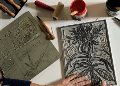 Makers Night: Linocut Printmaking Workshop