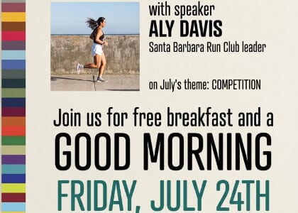 CreativeMornings Santa Barbara with Aly Davis and Bear Club Comedy