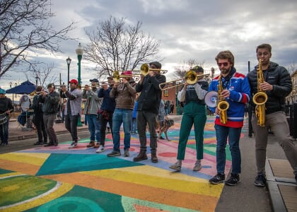 Olde Town Arvada Mardi Gras Brass Band March