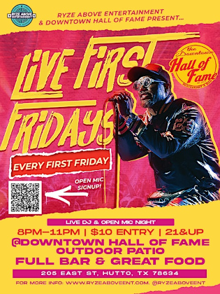 Live First Friday - DJ Night & Open Mic
