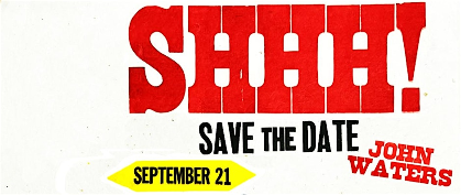 Studio Two Three presents An Evening with John Waters
