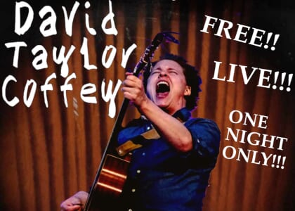 David Taylor Coffee! New Haven CT bard! LIVE! FREE! at Cherry St Tavern!
