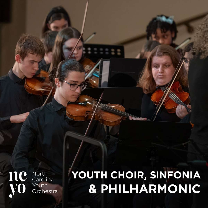 North Carolina Youth Orchestra: Youth Choir, Sinfonia, & Philharmonic