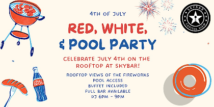 Red,White & Pool Party