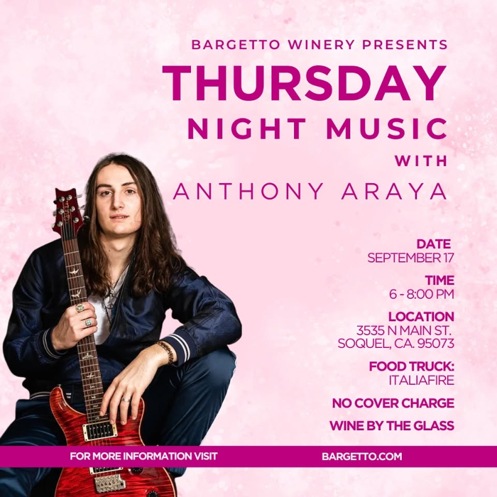 Anthony Araya LIVE at Thursday Night Music!