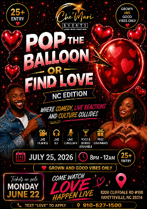 Pop The Balloon or Find Love NC Edition