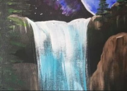 Paint & Sip Event @ Tideland Brewing: Galaxy Falls