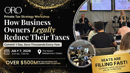 How Business Owners Legally Reduce Their Taxes - Charleston