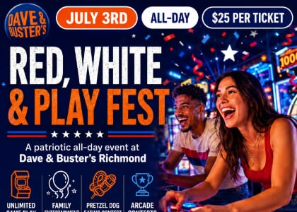 Red, White and Play Fest at Dave & Buster's