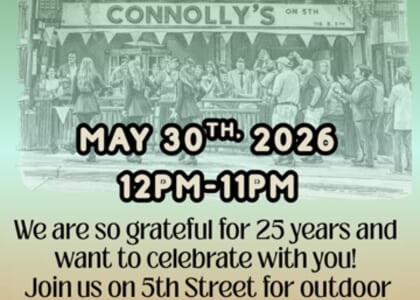 Connolly's On Fifth 25th Anniversary