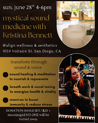 mystical sound medicine with Kristina Bennett