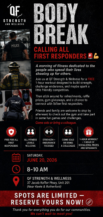 BODY BREAK FOR FIRST RESPONDERS