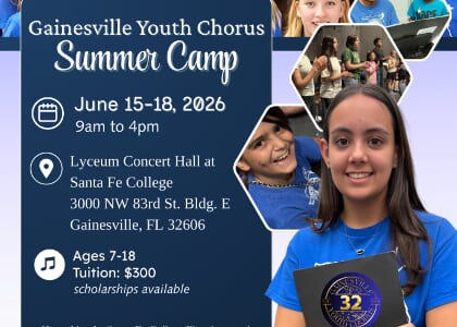 Gainesville Youth Chorus Summer Camp