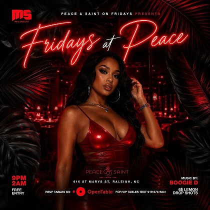 Fridays At Peace & Saint