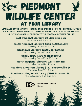 Piedmont Wildlife Center @ East Regional