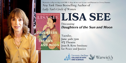 Lisa See discussing DAUGHTERS OF THE SUN & MOON