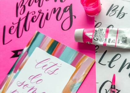 Brush Lettering for Beginners at Wye HiIl Kitchen & Brewing