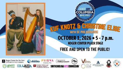 Levitt AMP Columbia Music Series: Küf Knotz & Christine Elise with the SC Philharmonic
