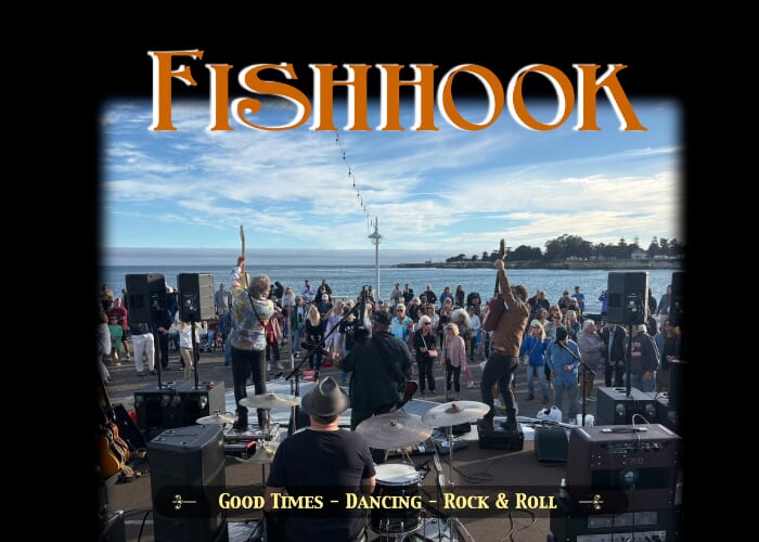 Fishhook ROCKS the Santa Cruz Wharf Summer Concert! Let's Party!