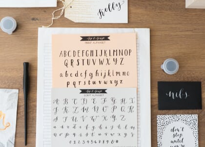 Modern Calligraphy for Beginners at Local Time Brewing