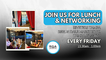 Tampa Professionals, FREE Business Networking - Fridays @ Riveters