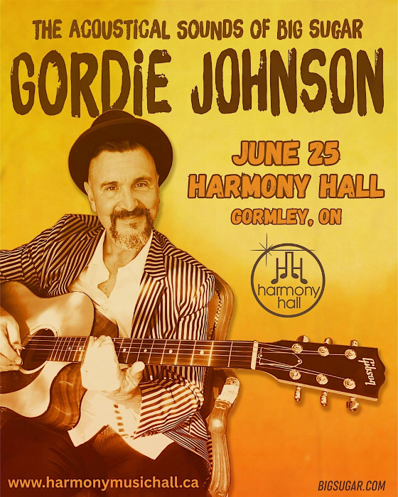 The Acoustical Sounds of BIG SUGAR- GORDIE JOHNSON live