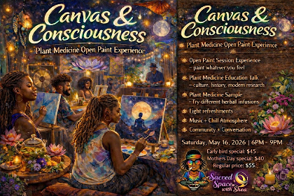 Canvas & Consciousness: Plant Medicine Paint Experience