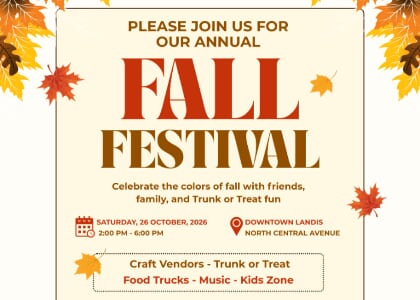Landis Annual Fall Festival & Trunk-Or-Treat
