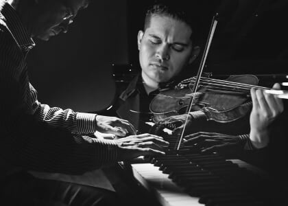 David Gross & Simon Gollo, piano & violin