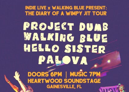 Walking Blue, Hello Sister, project dumb, Palova
