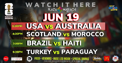 USA vs Australia World Cup Watch Party