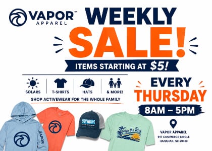Vapor Apparel Warehouse Sale