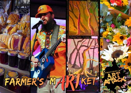 The Farmer's M-ART-ket Fayetteville Art Attack