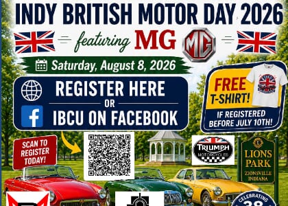 2026 Indy British Motor Day - Featuring MG