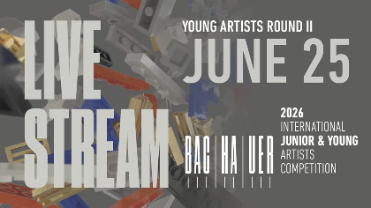 YOUNG ARTISTS QUARTERFINAL ROUND 2 and FINALIST ANNOUNCEMENTS
